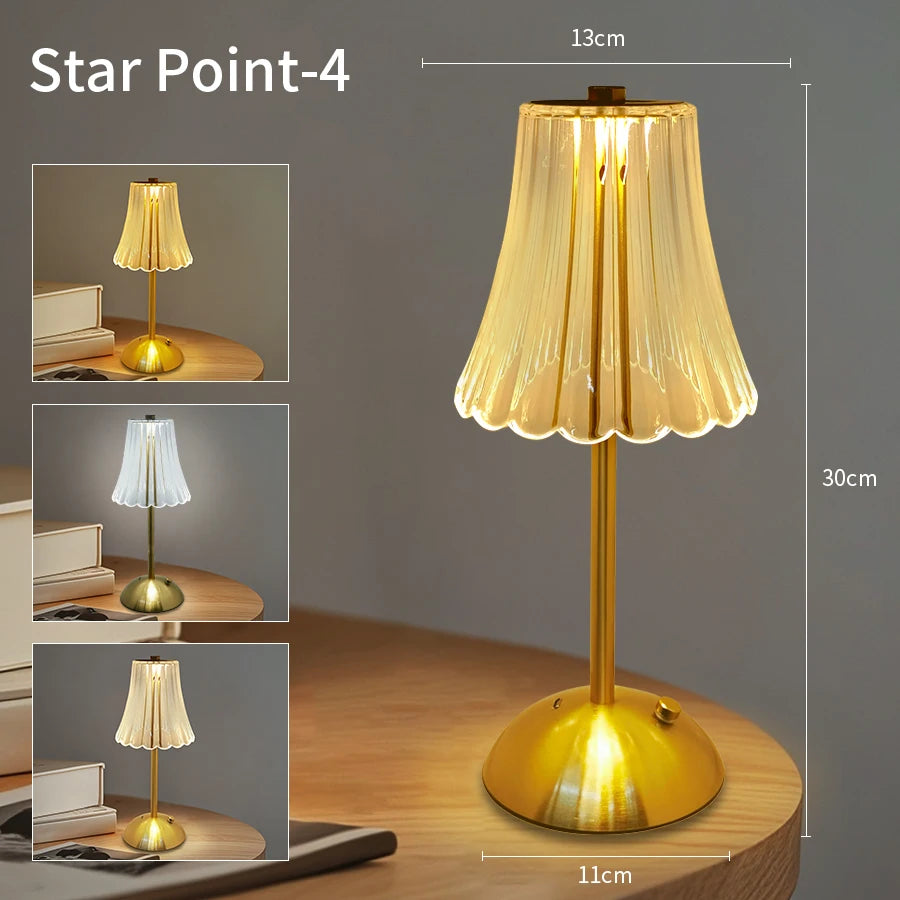 LED Touch Table Lamp – Rechargeable & Dimmable Table Lamp ✨