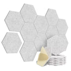 🎧 12-Pack Hexagonal Acoustic Panels – Premium Soundproof Foam Tiles
