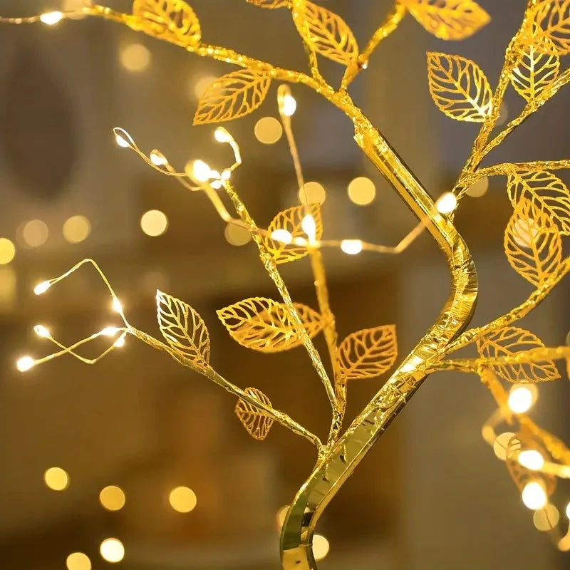 🌿 GoldenLeaf72 –Decorative Tree LampLED ✨