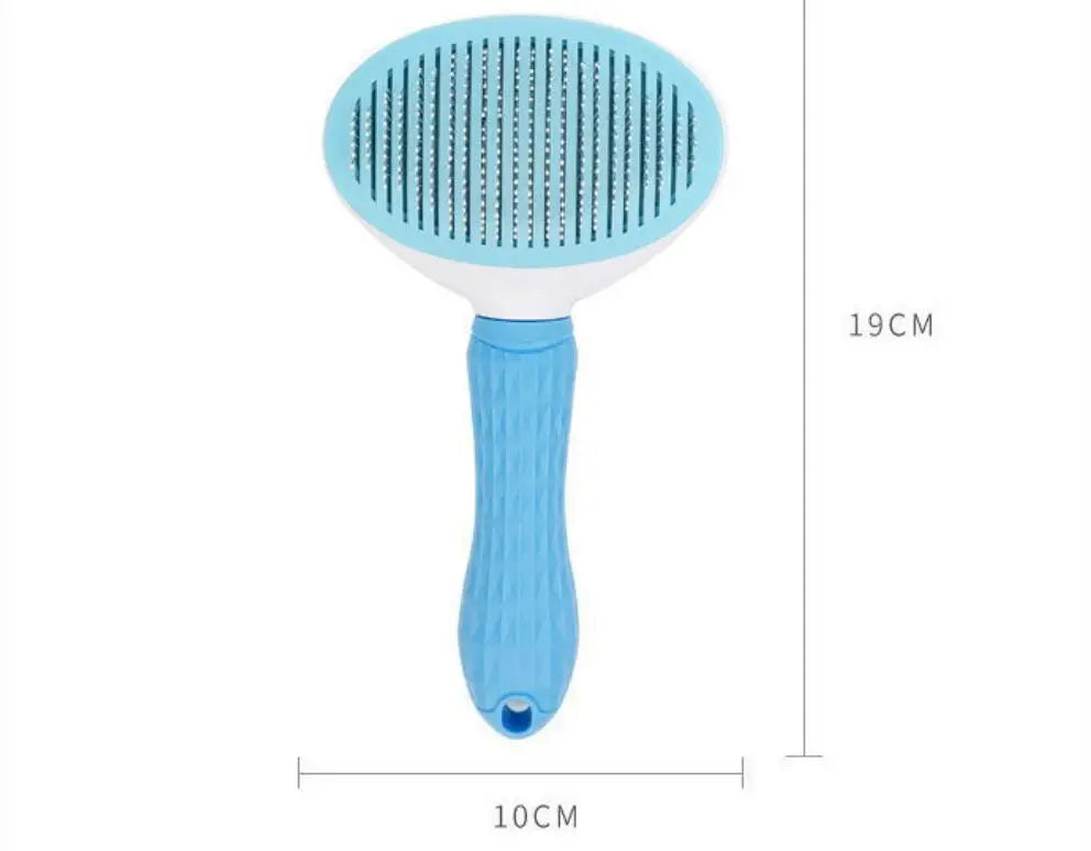 🐾 Self-Cleaning Pet Grooming Brush — Easy Fur Removal ✨