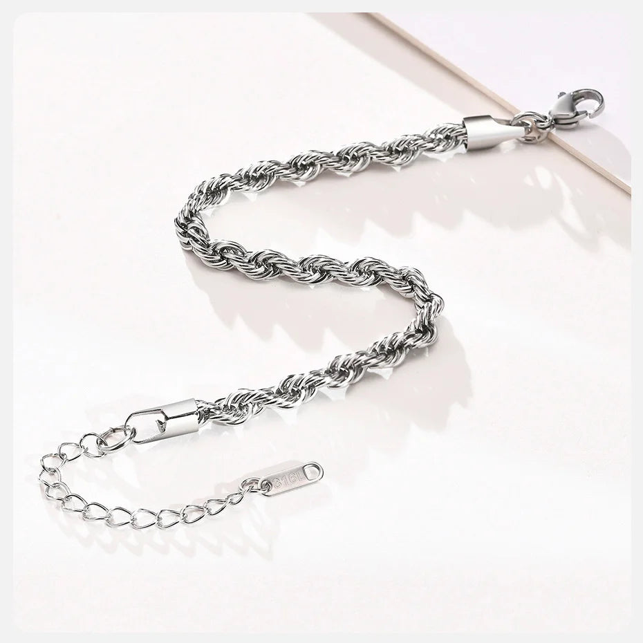 ✨ Chain-Link Bracelet – Minimalist Unisex Metal Bracelet 💫