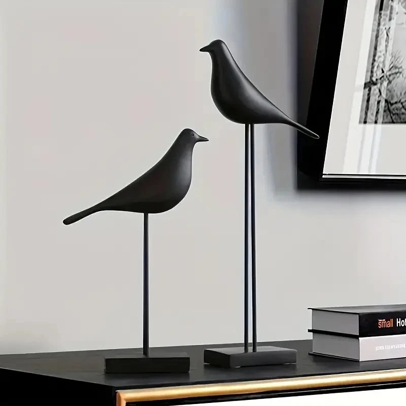 🔥 “Nordic Resin Statue – Modern Minimalist Home Decor” 🖤🤍✨