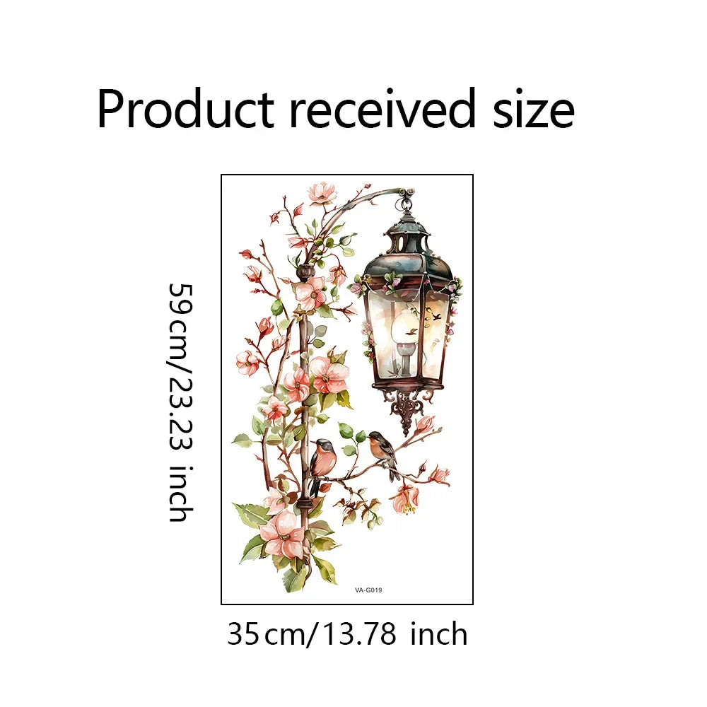 🌿 Wall Art Stickers – Nature Window Views & Hanging Décor 🌼🕊️