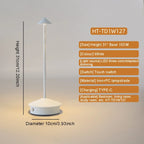 Creative Touch LED Table Lamp – Rechargeable Table Lamp 🌙✨