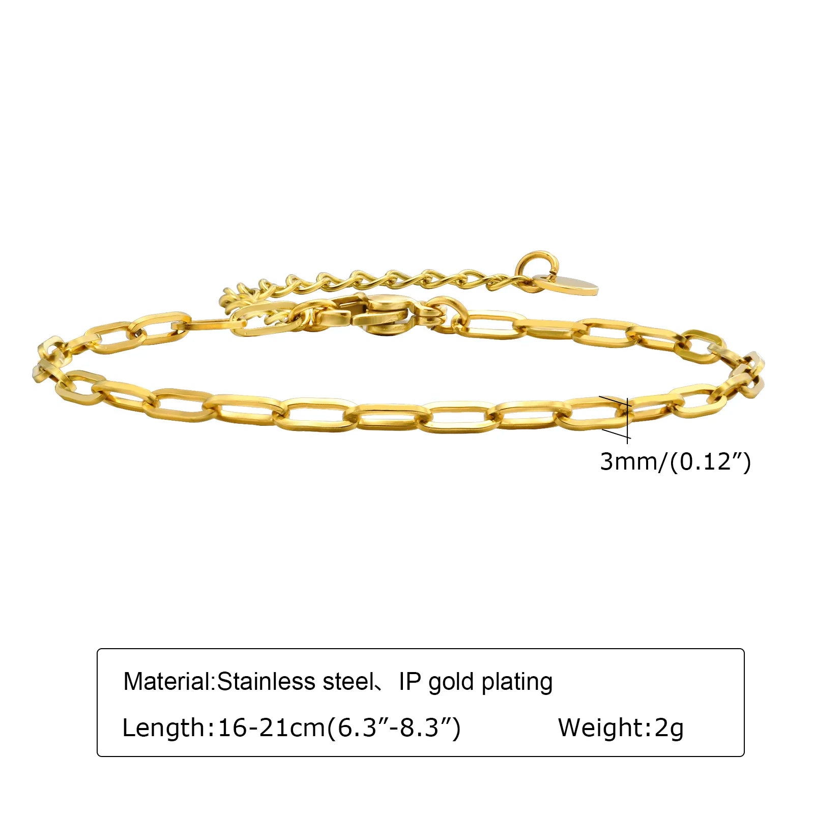✨ Elegant Minimalist Gold Bracelet – Women’s Delicate Jewelry ✨