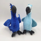 🦜 Plush “Rio” – Blu & Jewel | Peluche Super Soft 35 cm