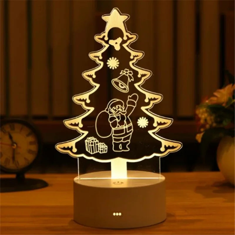 💡 3D Visual Illusion Night Light – LED Desk Lamp