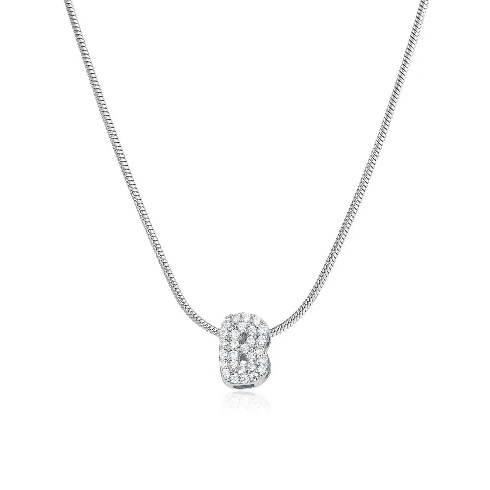 ✨ Alphabet Initial Pendant Necklace (Gold & Silver) ✨