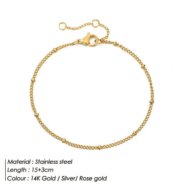 ✨ Golden Minimalist Women’s Bracelets – Multiple Styles 🌟