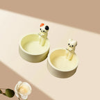 Ceramic "Cute Cat" Candle Holder - Cute Home Decoration 🐱🕯️