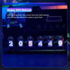 Nixie Tube LED Clock IPS — Retro-Future RGB Table Lamp 🕰️✨