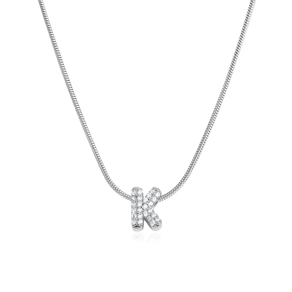 ✨ Alphabet Initial Pendant Necklace (Gold & Silver) ✨