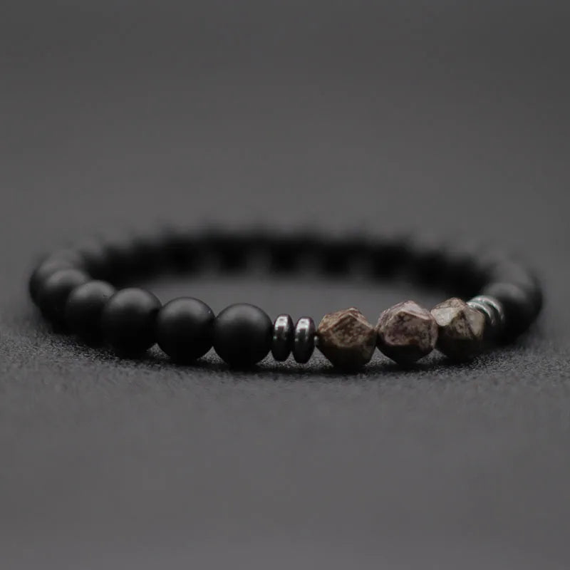 ✨ Natural Stone Bead Bracelet – Energy & Style Wrist Accessory ✨