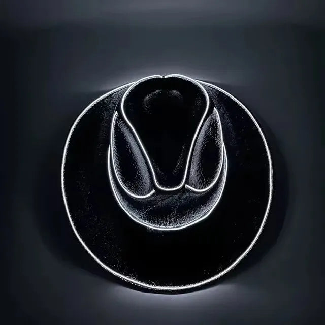 ⭐ ✨ LED Light-Up Cowboy Hat – Colorful Western Party Glow ✨