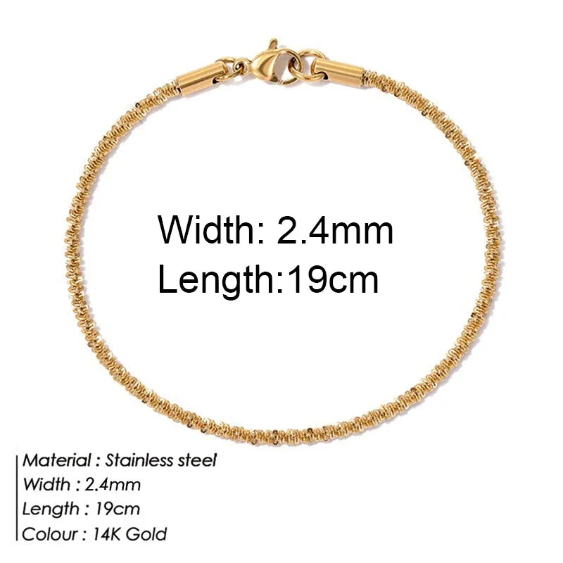 ✨ Golden Minimalist Women’s Bracelets – Multiple Styles 🌟