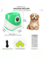 🎾 Automatic Dog Tennis Ball Launcher – Fun Fetch Training Machine