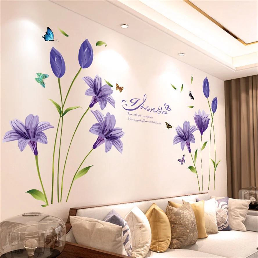 🌿✨ Aesthetic Floral & Nature Wall Stickers | DIY Home Decor – 20 Designs 🌸🦋