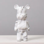 🧸✨ Graffiti Bear Resin Statue – 27cm Artistic Decor Figurine