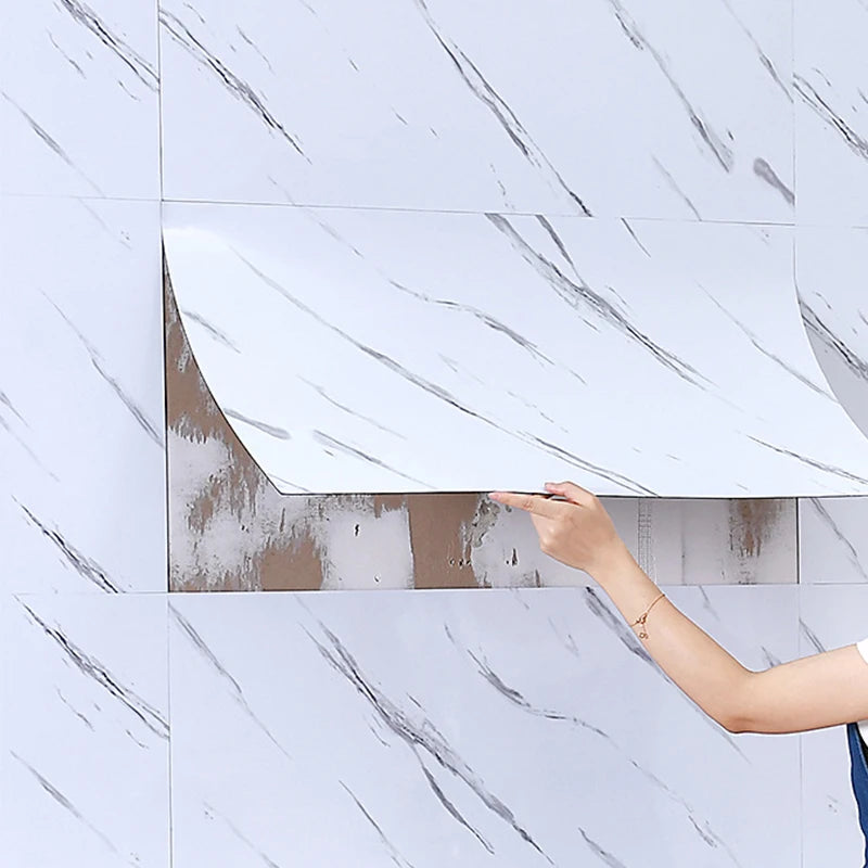 🧱✨ Marble Waterproof PVC Wall Panels (30×60cm) – 10/20 Pcs Set