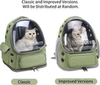🐾 Pet Travel Backpack with Half-Transparent Window – Comfortable & Stylish Carrier for Cats & Small Dogs 🎒✨