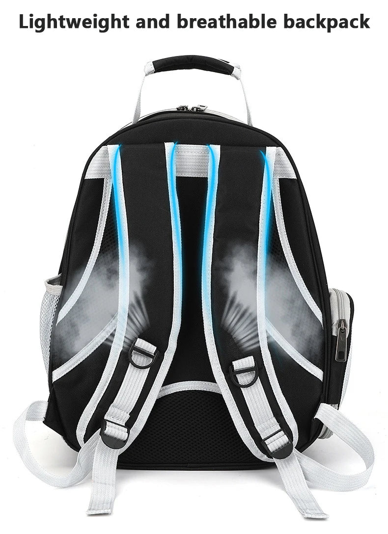 🐾 Crystal-Clear Pet Travel Backpack – Transparent Air-Flow Carrier 🎒✨