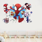 🕸️ Mini Spider-Man Superhero Wall Stickers – Kids Room Decor 🕷️✨