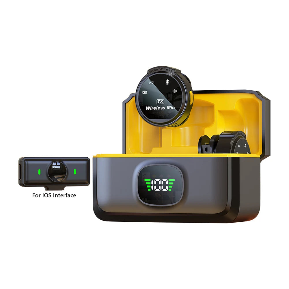 ✨ Wireless Magnetic Clip Microphone – Portable Lavalier Mic for TikTok, Vlogs & Interviews 🎤📱