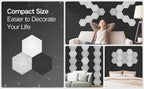 🎧 12-Pack Hexagonal Acoustic Panels – Premium Soundproof Foam Tiles