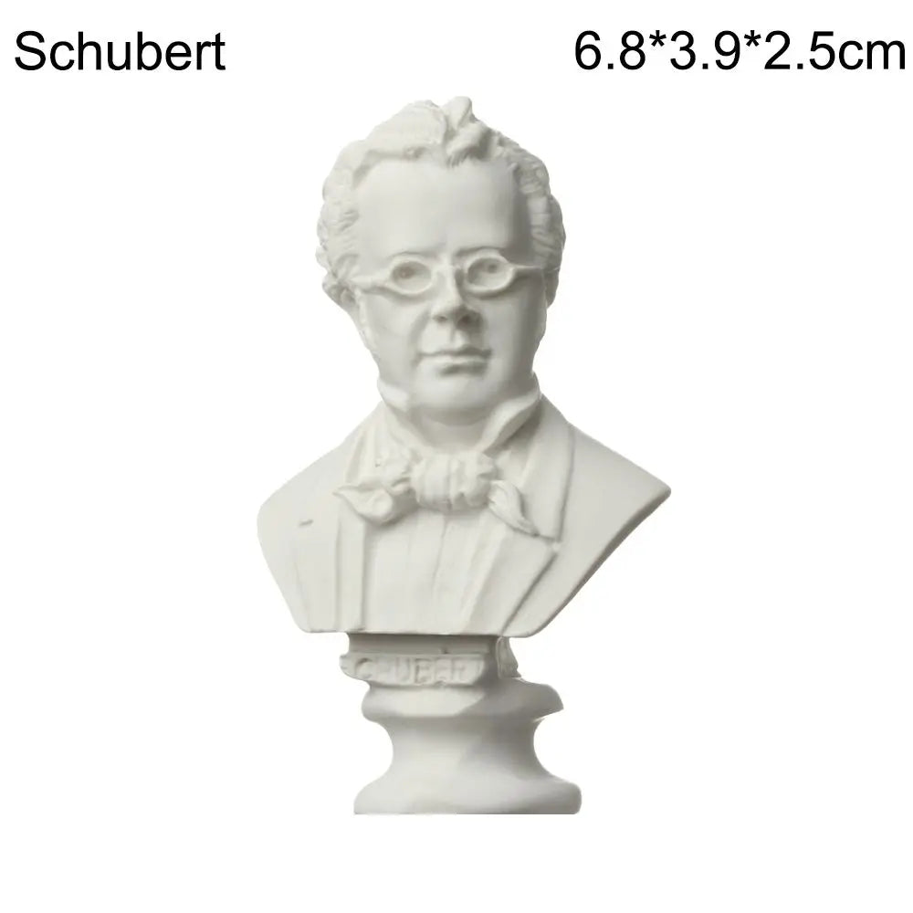 🌟 “Mini Classical Bust Statues – Art Legends Collection 🎨✨”