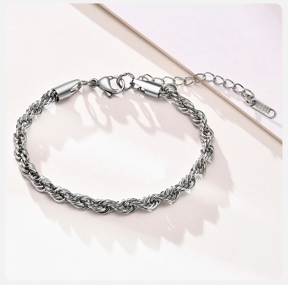 ✨ Chain-Link Bracelet – Minimalist Unisex Metal Bracelet 💫