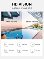 Unisex Luxury Vintage Sunglasses 😎✨ – Premium Style & UV400 Lenses