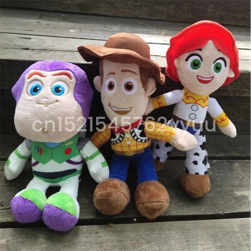 🧸 Toy Story Plush – Woody, Buzz & Jessie (23cm)