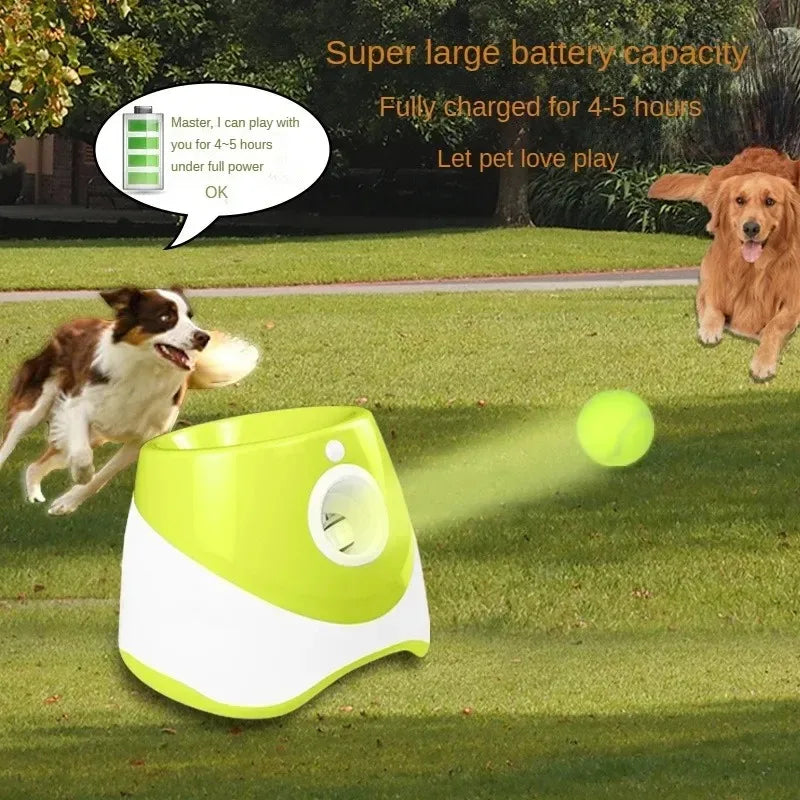 🎾 Automatic Dog Tennis Ball Launcher – Fun Fetch Training Machine