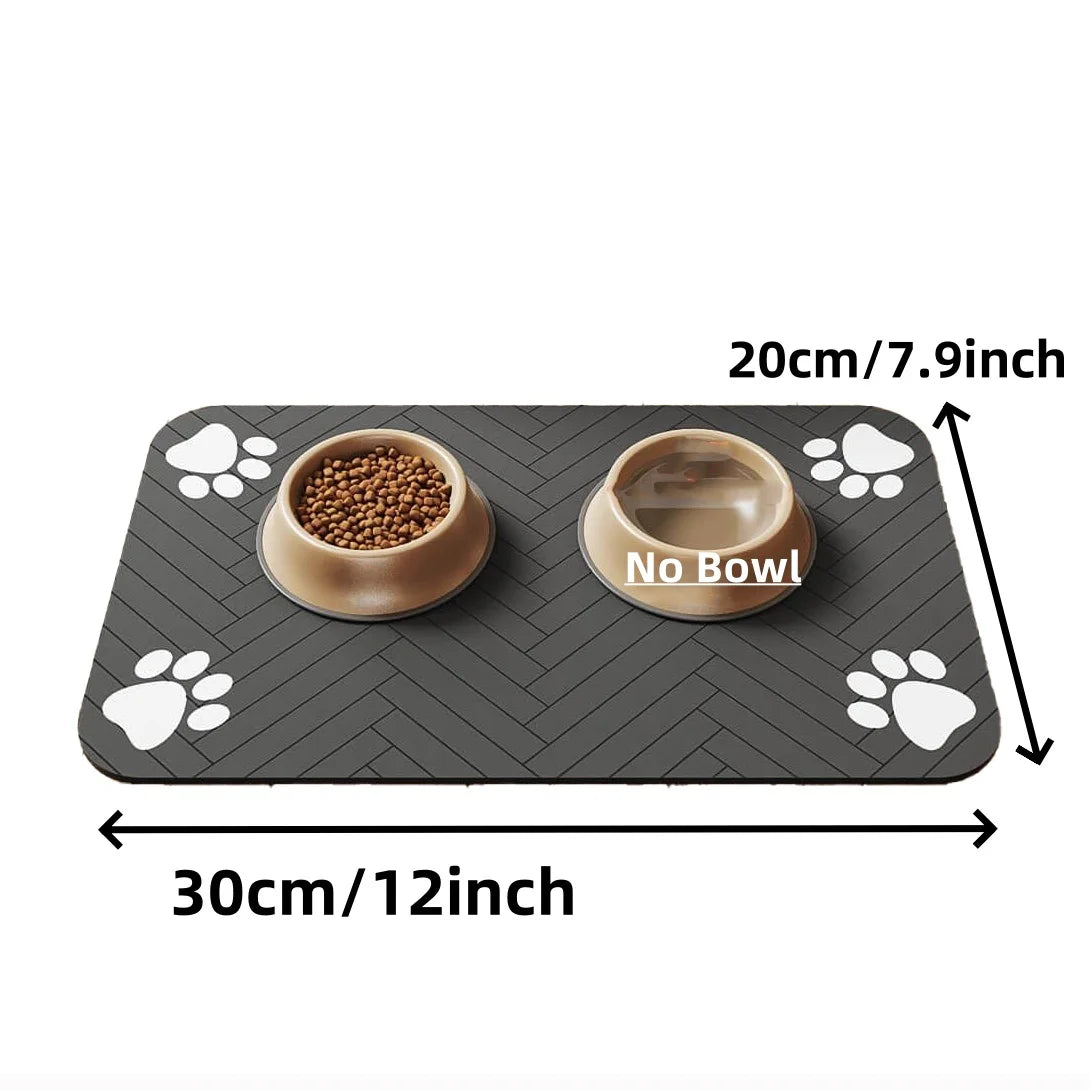 🐾 Pet Feeding Mat – Absorbent & Waterproof Food Bowl Protector 🐶🐱