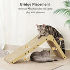 🐾 Cat Corner Scratching Ramp – Vertical Corner Scratcher