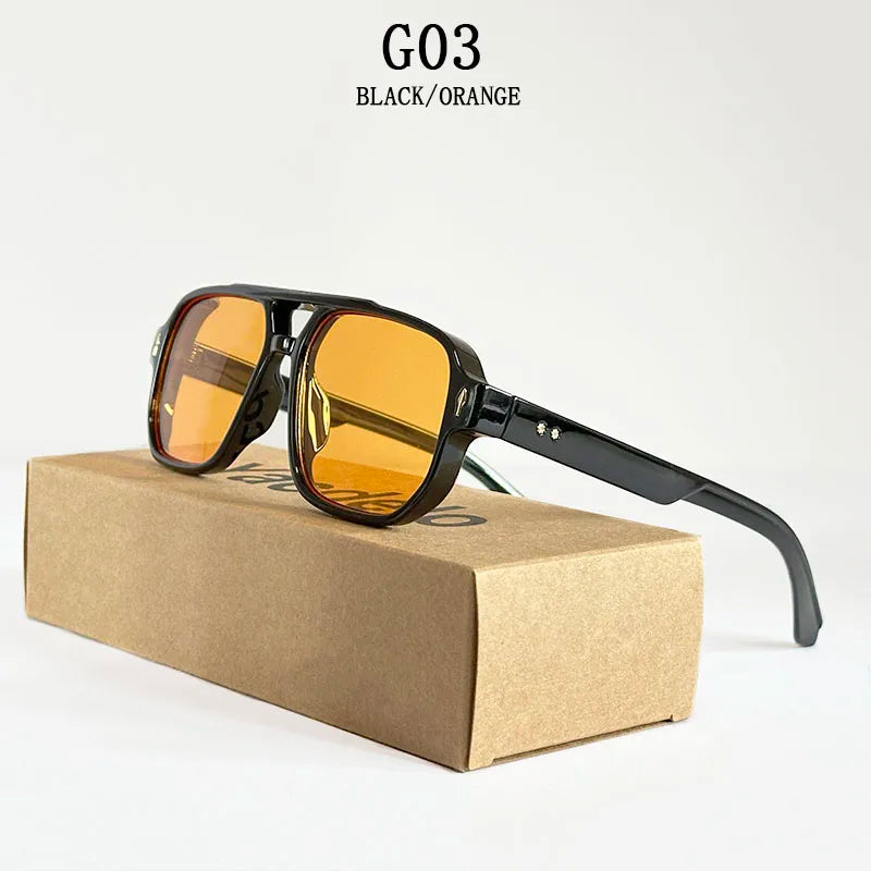 Vintage Unisex Sunglasses 2025 – Bold Fashion Statement 😎✨