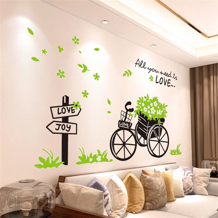 🌿✨ Aesthetic Floral & Nature Wall Stickers | DIY Home Decor – 20 Designs 🌸🦋