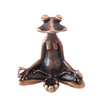 🐸✨ Zen Animal Brass Statues – Meditation Frog & Kung Fu Turtle Collection