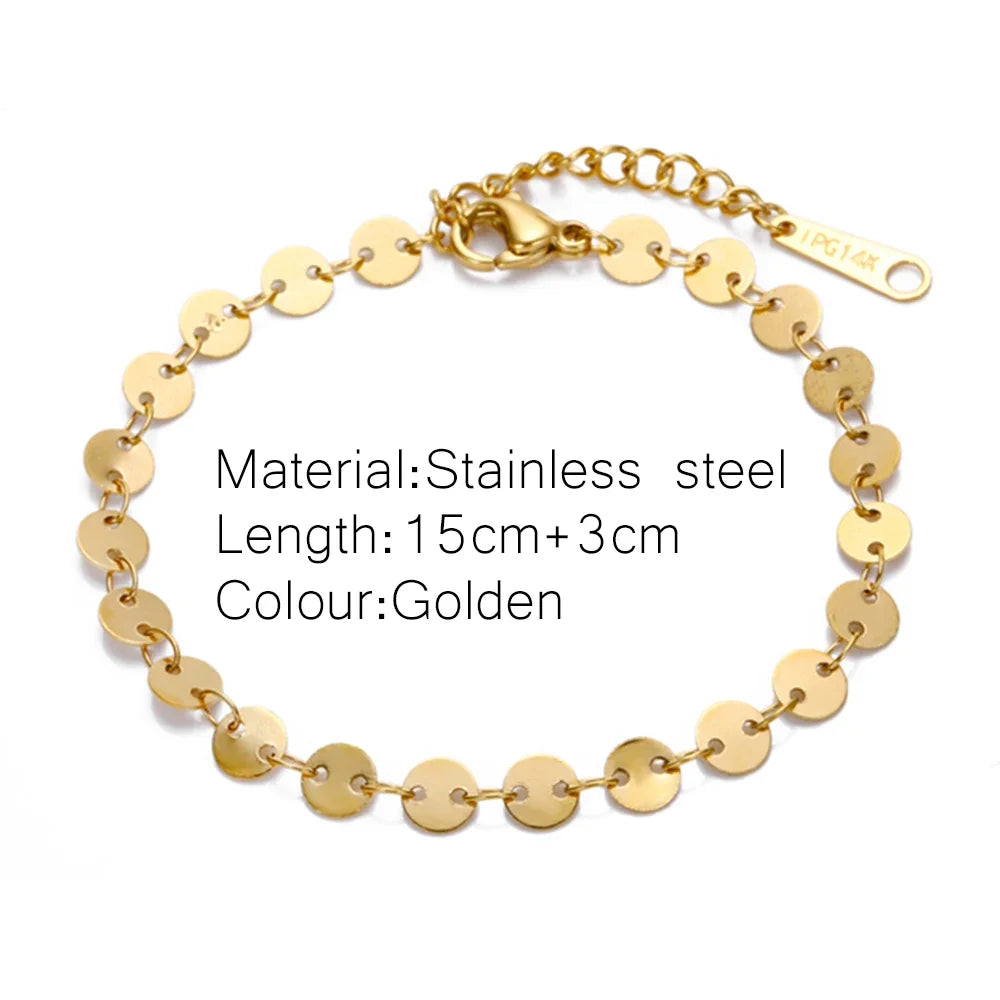 ✨ Golden Minimalist Women’s Bracelets – Multiple Styles 🌟