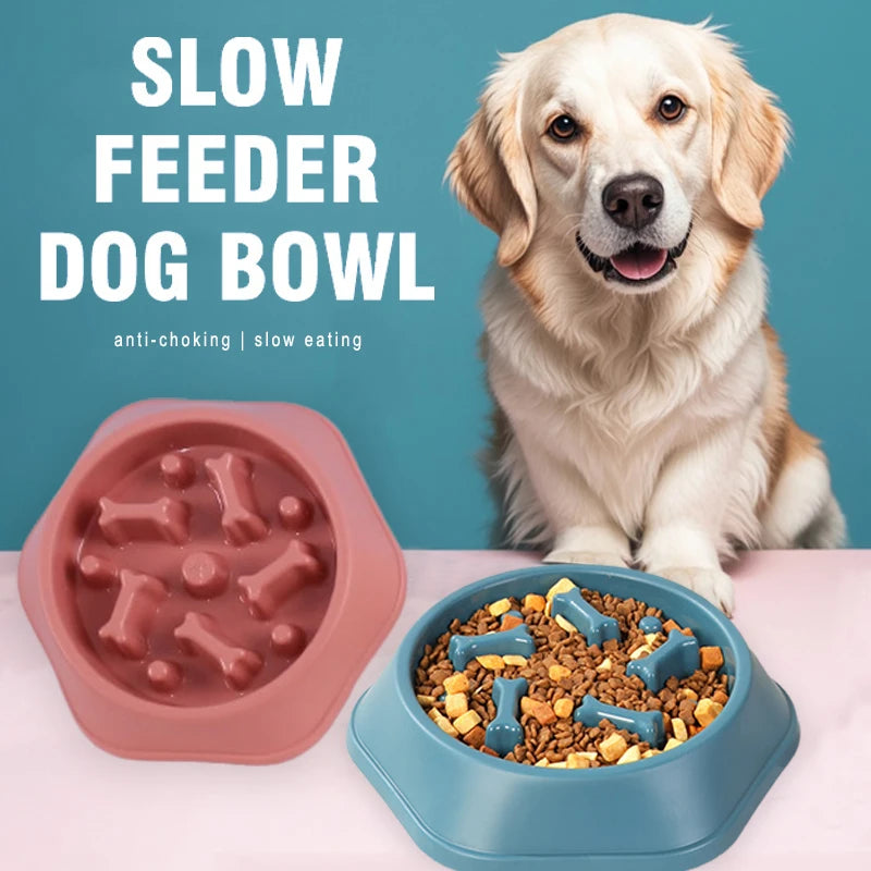 🐾 Slow-Feed Anti-Choking Dog Bowl  🐶🍽️