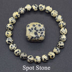 🌈 Natural Stone Energy Bracelet – 8mm Crystal Beads ✨