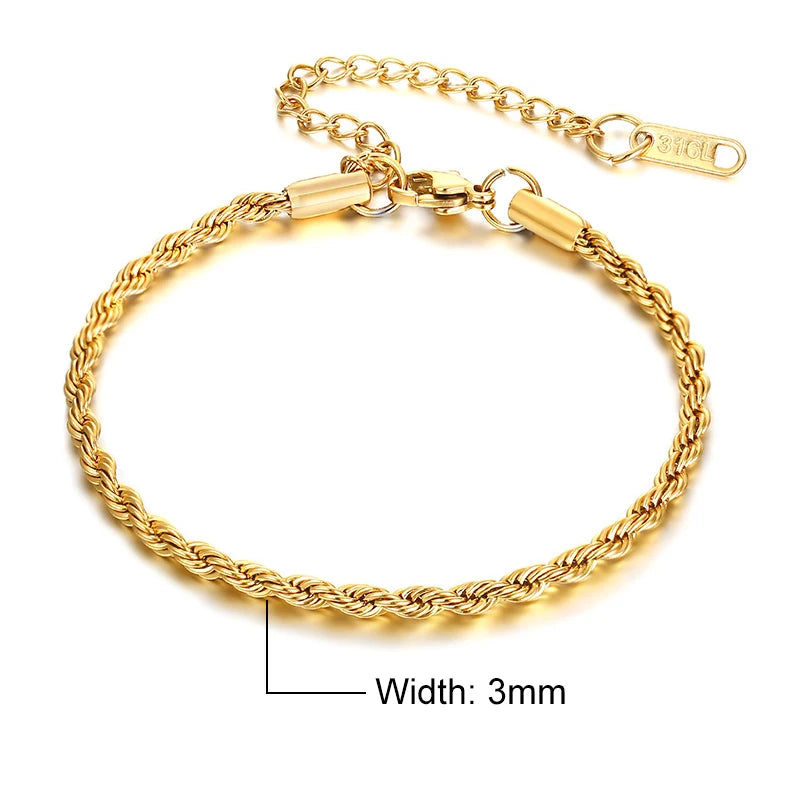 ✨ Chain-Link Bracelet – Minimalist Unisex Metal Bracelet 💫