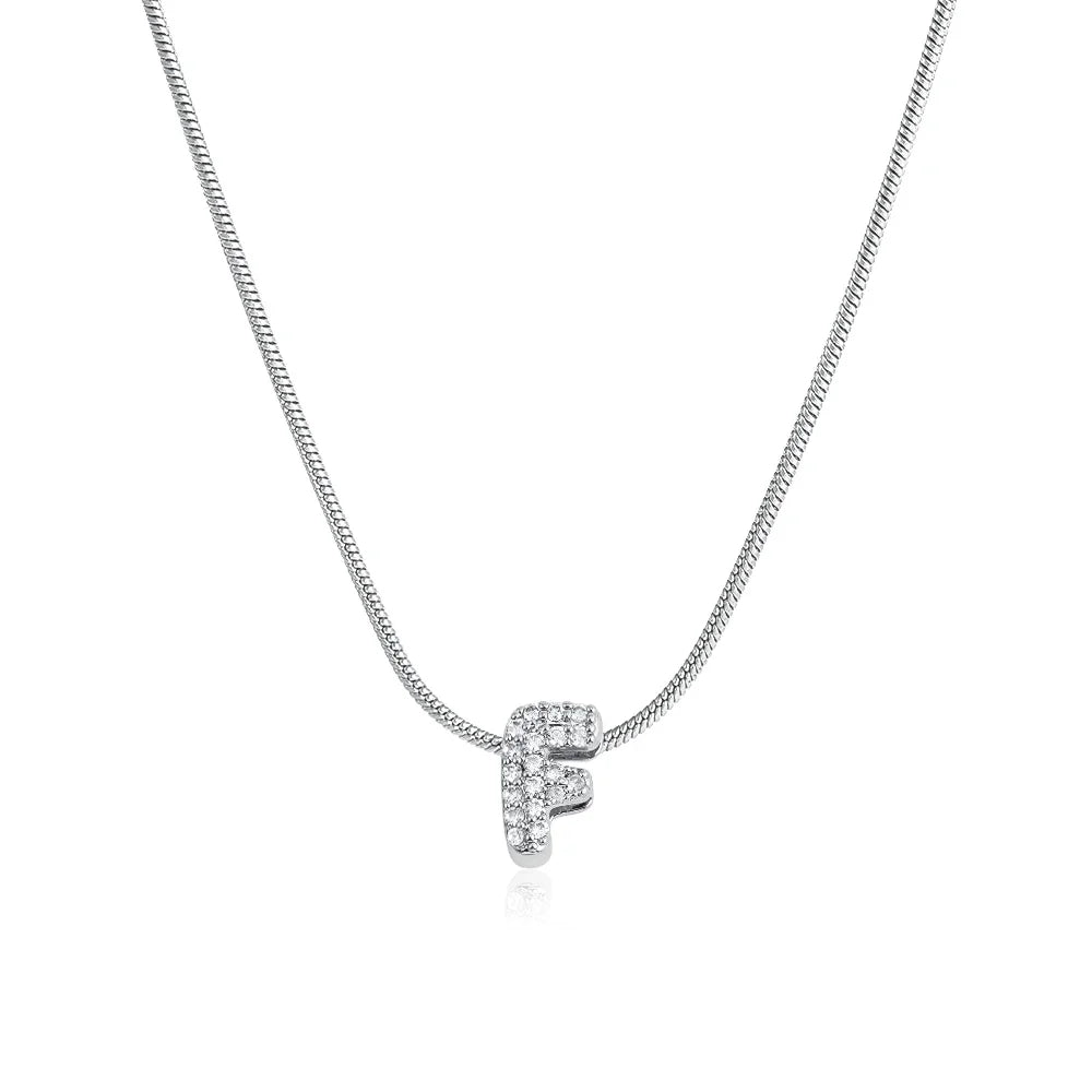 ✨ Alphabet Initial Pendant Necklace (Gold & Silver) ✨
