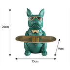 🐶✨ “Bulldog Butler™ – Multifunctional Resin Tray Statue”
