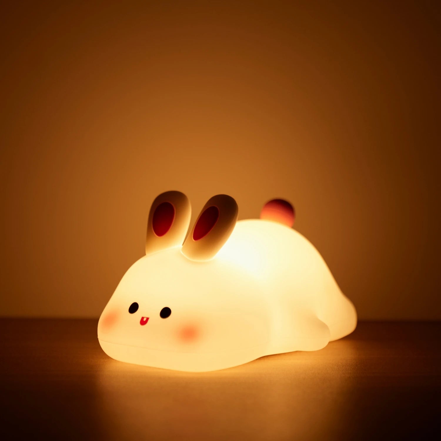 Cute Silicone Night Light – Ricaricabile & Touch | Fox 🦊, Rabbit 🐰, Penguin 🐧, Giraffe 🦒, Slot 🦥, Nylon 🌙, Flamingo 🦩