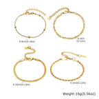 ✨ Elegant Minimalist Gold Bracelet – Women’s Delicate Jewelry ✨