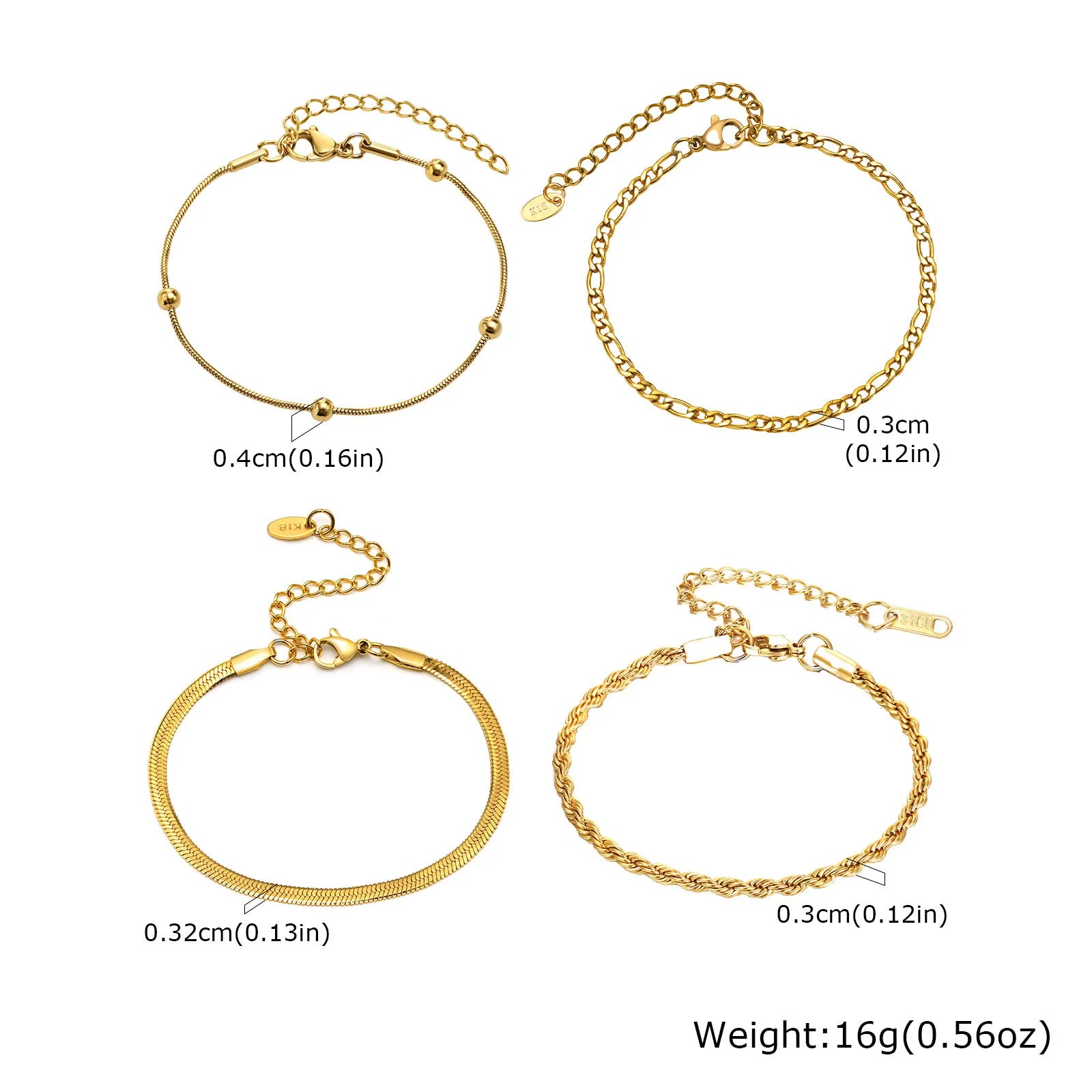 ✨ Elegant Minimalist Gold Bracelet – Women’s Delicate Jewelry ✨