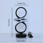 🌟 Modern Spiral LED Lamp – 30 cm