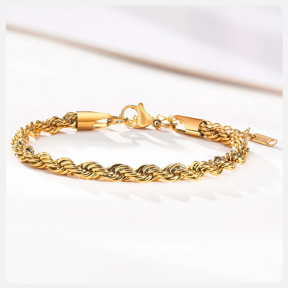 ✨ Chain-Link Bracelet – Minimalist Unisex Metal Bracelet 💫