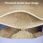 Double-Layer Cat Litter Trapper Mat 🐾 | Waterproof, Easy-Clean & Anti-Scatter